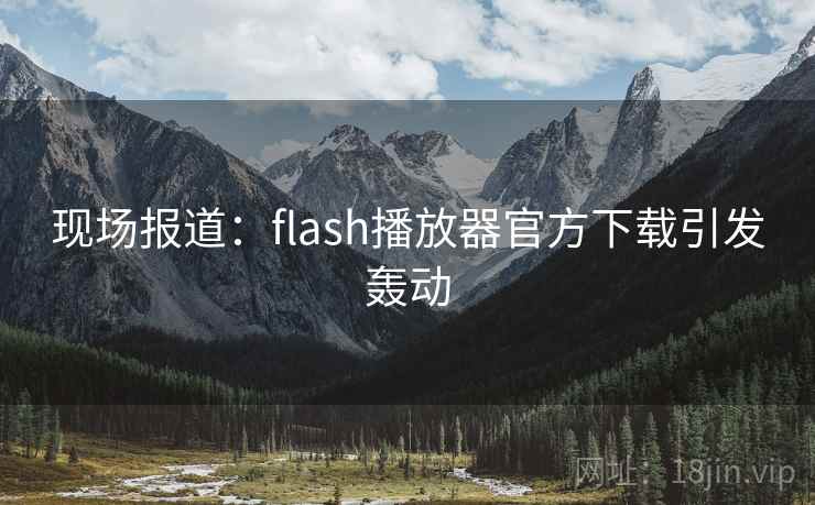 现场报道：flash播放器官方下载引发轰动