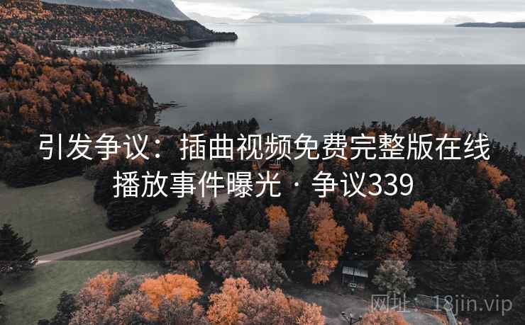引发争议：插曲视频免费完整版在线播放事件曝光 · 争议339